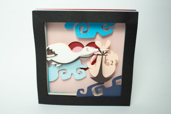 3D SVG Baby Shadow Box Review
