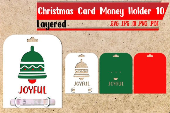 3D SVG Christmas Card Design