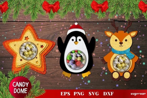 3D SVG Christmas Paper Craft