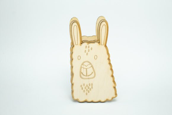3D SVG Llama Pen Holder