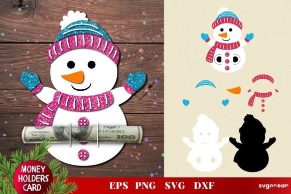 3D SVG Snowman for Christmas Branding