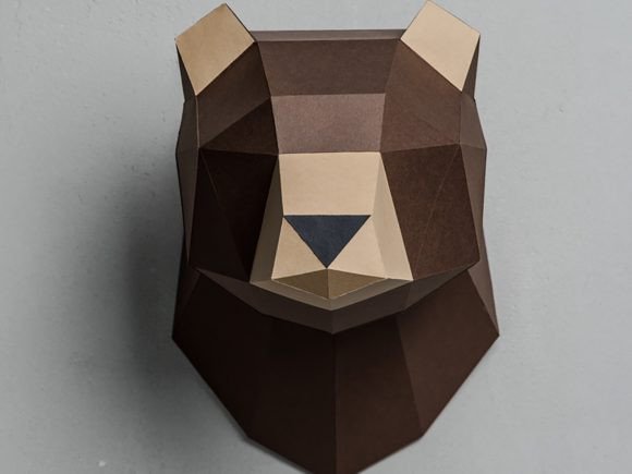 Brown Bear 3D Paper Sculpture: A Designer’s Practical Take