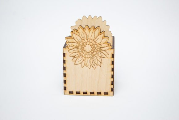 Candle Holder - Sunflower 3D SVG for Home Décor Projects