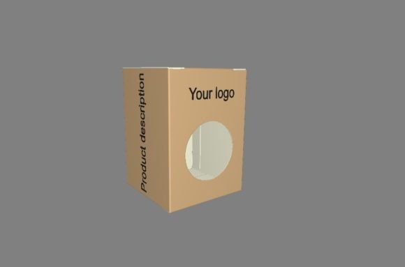 Candles Gift Box Template SVG: A 3D Design Asset for Local Brand Elegance