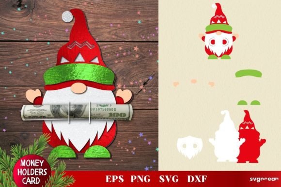 Christmas Gnome 3D SVG Design