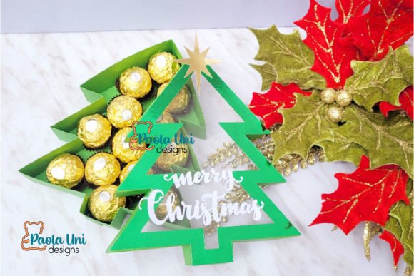 Christmas Tree Box SVG Cricut 3D