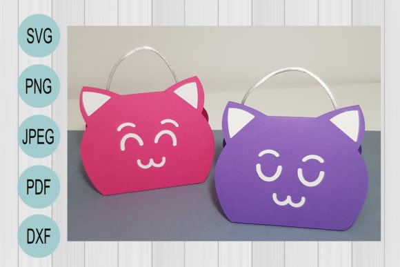 Cutie Lulu Love Purse Box Template: A 3D SVG Design for Branding and Marketing