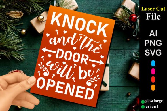 Knock and the Door Will Be Opened Card